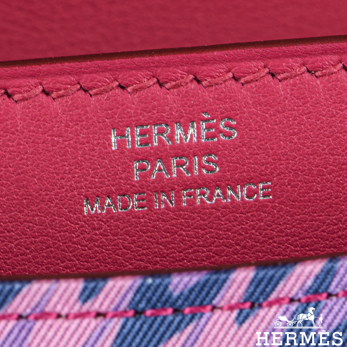 Hermès Limited Edition Constance 18cm Marble Silk PHW